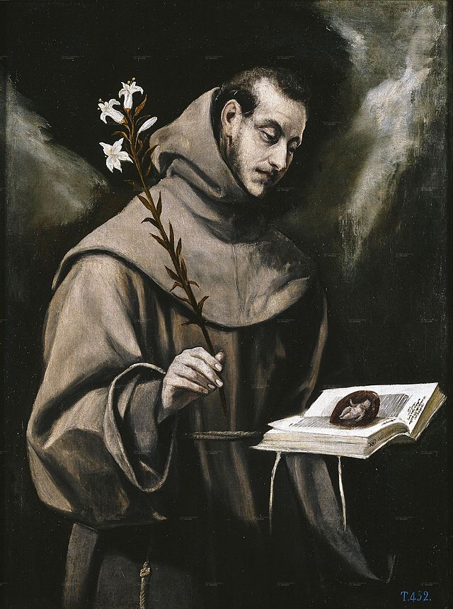 El Greco, sv. Ante Padovanski, cca. 1580.
